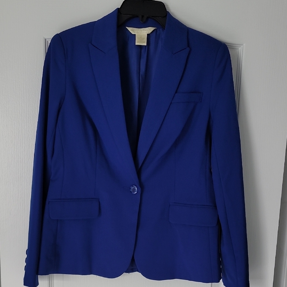Elegant Cobalt Blue Women's Blazer